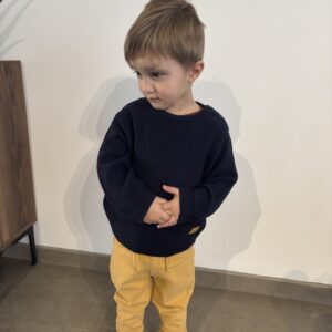 Sweater knit light navy