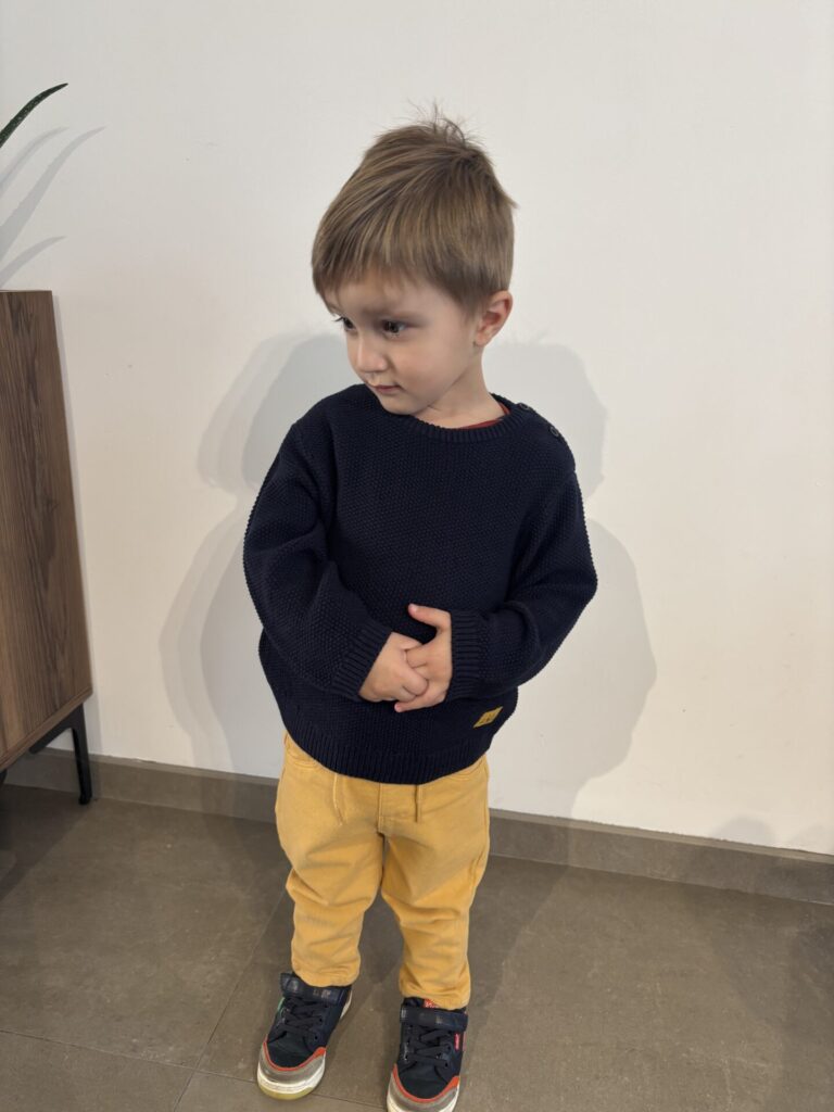 Sweater knit light navy