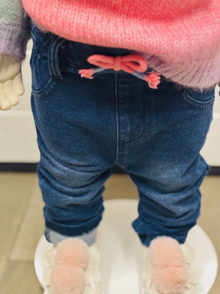 Pants fleece denim blue