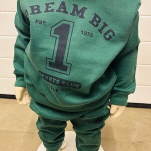 Jogging fleece dark green