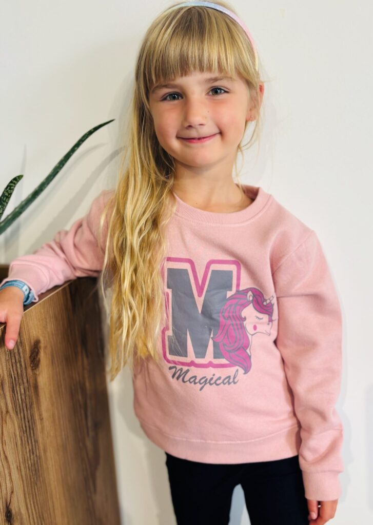 Sweater fleece rose