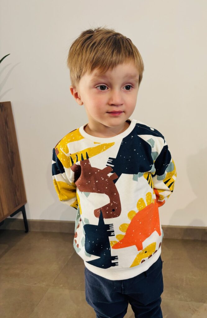 Sweater fleece écru.