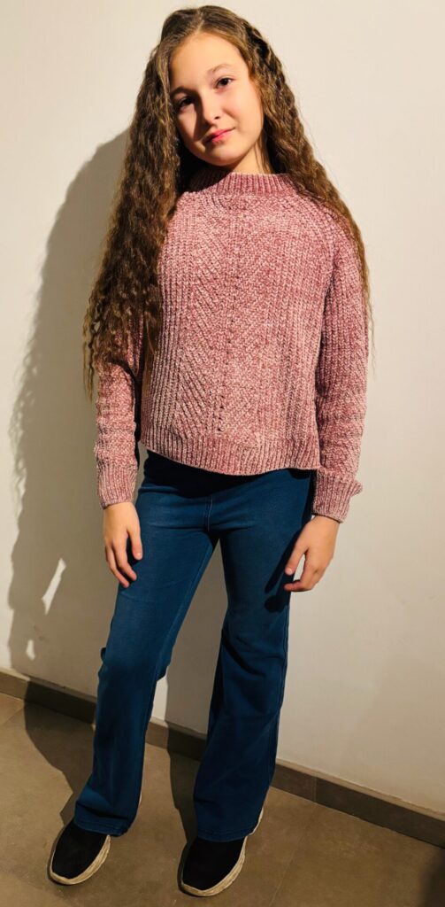 Sweater knit lila