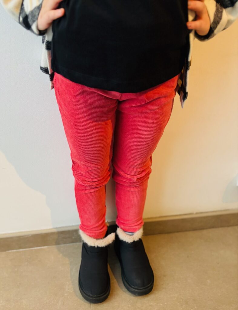 legging velvet pink.