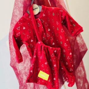 Pyjama velvet red