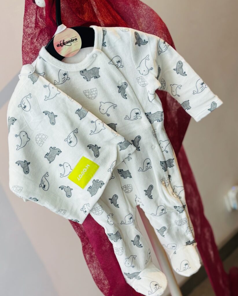 Pyjama velvet white