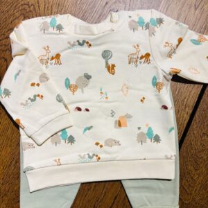 Set pull et jogging écru.