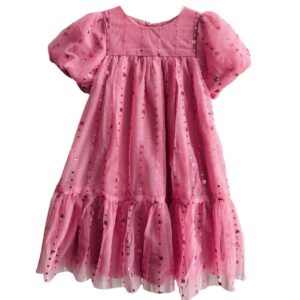 Dress tulle dark pink.