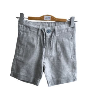 Shorts linen blue.