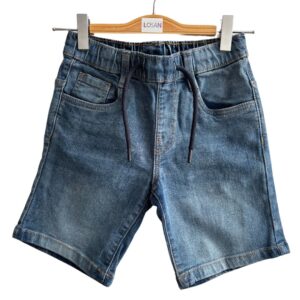 Short denim blue.