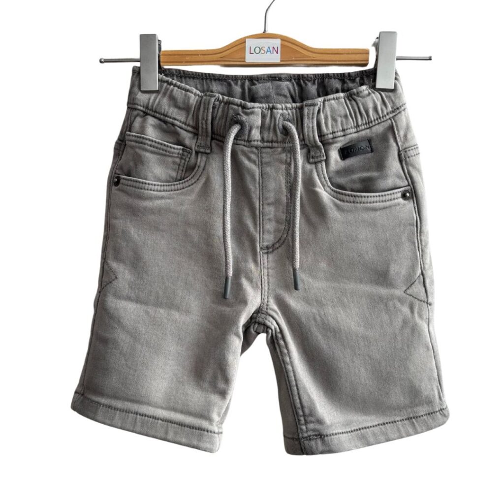 Short denim fleece grey.