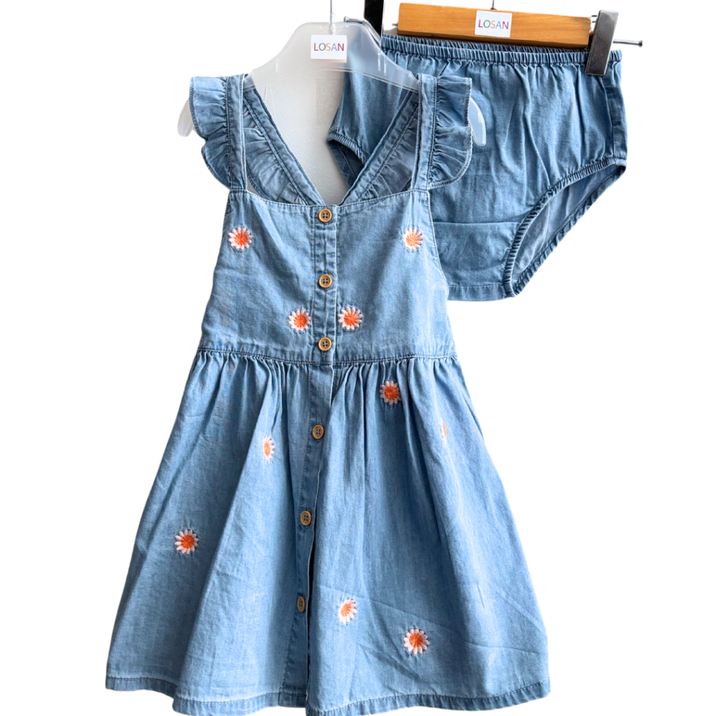 Dress chambray blue.