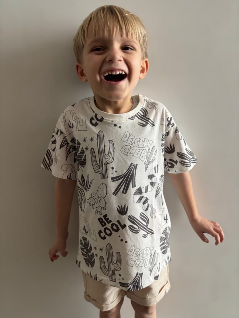T shirt jersey écru.