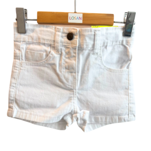 Shorts denim white.