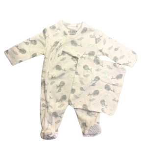 Pyjama interlock écru.