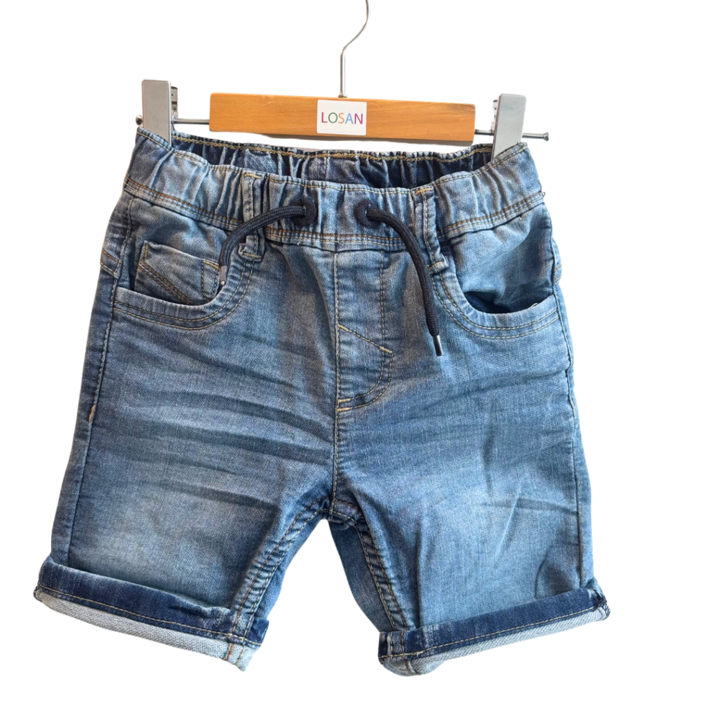 Shorts denim fleece blue.