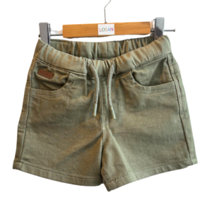 Short denim fleece green.