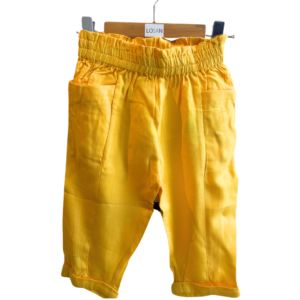 Pants twill yellow.