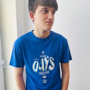 T shirt jersey blue.